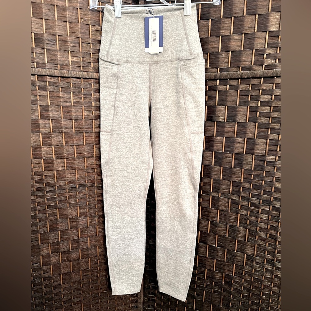 NWT Addison Bay Ludlow Leggings, Grey Heather with pockets. Size XS